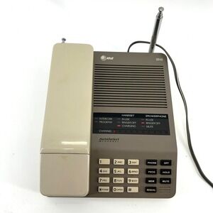 AT&T 5510 Autoselect 10 Channel Cordless Telephone Speakerphone Intercom Tested